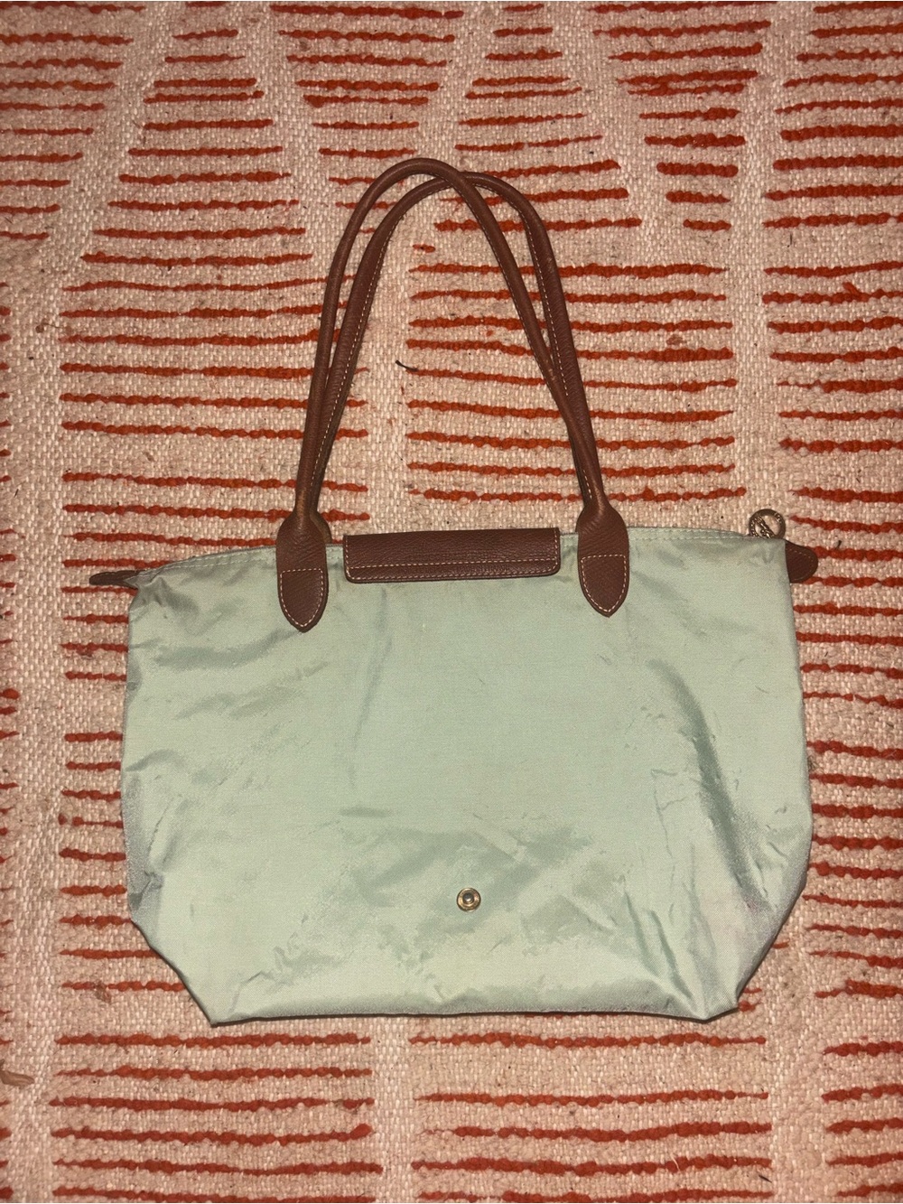 Longchamp Le Pliage Small Shoulder Carry Mint Tote - Picture 3 of 9